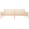 vidaXL Estructura de cama sin colchón madera maciza 200x200 cm