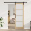 vidaXL Puerta Corredera ORKDAL Natural 83 x 232 cm