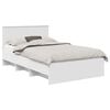 vidaXL Estructura de cama 120 x 123 cm Madera de ingenier&iacute;a