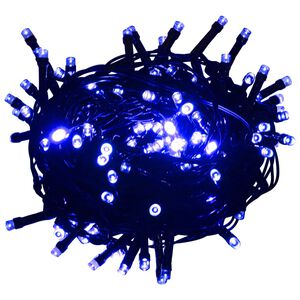 vidaXL Tira de luces LEDs con 150 LEDs azul 15 m PVC