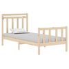 vidaXL Estructura de cama madera maciza 90x190 cm