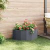 vidaXL Jardinera Antracita 90 x 45 x 35 cm Acero