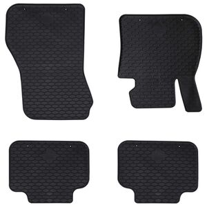 vidaXL Alfombrilla de Coche 4 pcs Negro adecuado para BMW 1er 2017-