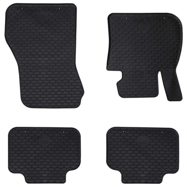 vidaXL Alfombrilla de Coche 4 pcs Negro adecuado para BMW 1er 2017-