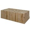 vidaXL Mesa de centro de teca genuina 90x50x30 cm