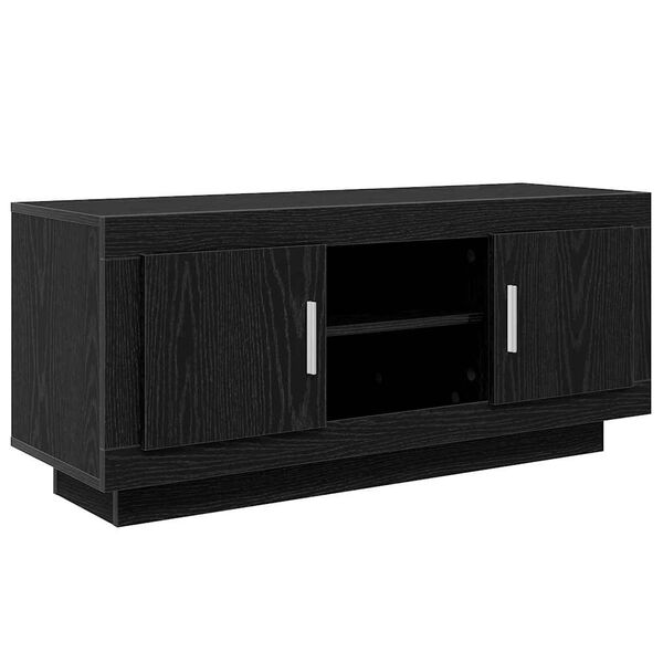 vidaXL Gabinete de TV Roble Negro 102 x 35 x 45 cm