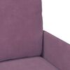 vidaXL Sof&aacute;s con coj&iacute;n 110cm Morado Madera contrachapada