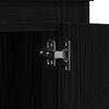 vidaXL Alacena Roble Negro 36 x 35.5 x 103.5 cm Madera contrachapada