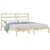 vidaXL Estructura de cama sin colchón madera maciza de pino 200x200 cm