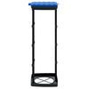 vidaXL Soportes para bolsas de basura 2 uds PP negro y azul 120 L