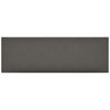 vidaXL Cabecero de Pared 12 uds. 90 x 30 cm Gris tela