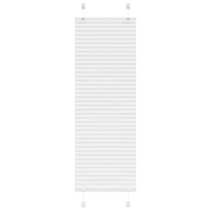 vidaXL Estor Plisado blanco 40x100 cm Tela Ancho 39,4 cm Poli&eacute;ster