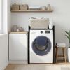 vidaXL Armario para lavadora Roble Negro 67,5 x 48 x 97 cm