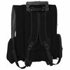 vidaXL Carrito para mascotas 3 en 1, dise&ntilde;o negro, 48 x 32 x (57-106) cm, tela Oxford