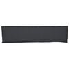 vidaXL Juego de Cojines para Palets 2 pcs Negro 150 x 40 x 8 cm