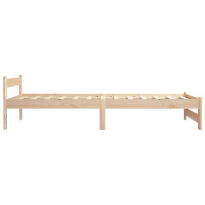 vidaXL Estructura de cama de madera maciza de pino 100x200 cm