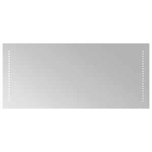 vidaXL Espejo de ba&ntilde;o LED Transparente 90 x 40 cm vidrio templado