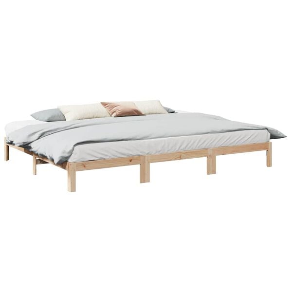 vidaXL Estructura de cama familiar sin colch&oacute;n 270x200 cm