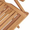vidaXL Juego de comedor para jard&iacute;n 5 piezas madera maciza de teca