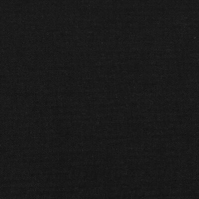 vidaXL Cabecero de tela negro 163x16x78/88 cm