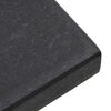 vidaXL Base para sombrilla Negro 45 x 45 x 43 cm Granito y Acero
