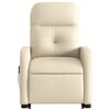 vidaXL Sill&oacute;n de masaje el&eacute;ctrico reclinable elevable tela crema