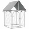 vidaXL Perrera de exterior con tejado 100x100x150 cm
