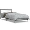 vidaXL Estructura cama madera ingenier&iacute;a metal gris Sonoma 75x190 cm