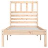 vidaXL Estructura de cama madera maciza de pino 75x190 cm