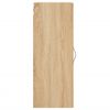 vidaXL Armario de pared madera ingenier&iacute;a roble Sonoma 34,5x34x90 cm