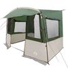 vidaXL Tienda de port&oacute;n trasero para Caravana personas Verde
