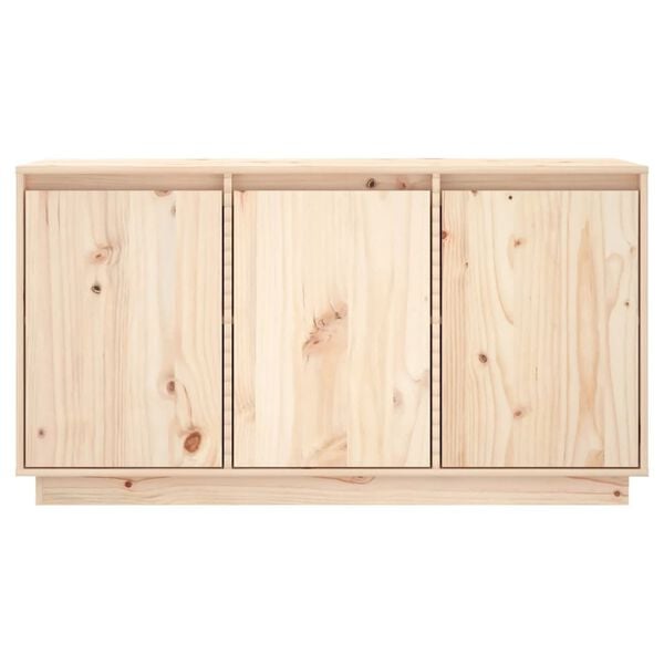 vidaXL Aparador de madera maciza de pino 111x34x60 cm