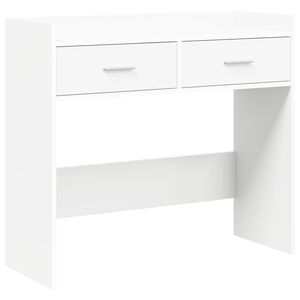 vidaXL Mesa Consola Blanco 90 x 35 x 80 cm Madera de ingenier&iacute;a