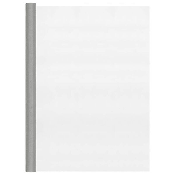 vidaXL Malla mosquitera de acero inoxidable plateada 112x2000 cm