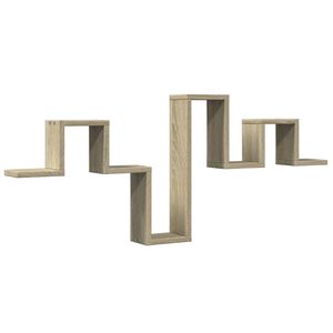 vidaXL Estanter&iacute;a pared madera ingenier&iacute;a roble Sonoma 104,5x10x43 cm