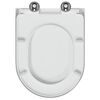 vidaXL Asiento de WC 49 x 36 x 4 cm Duroplast