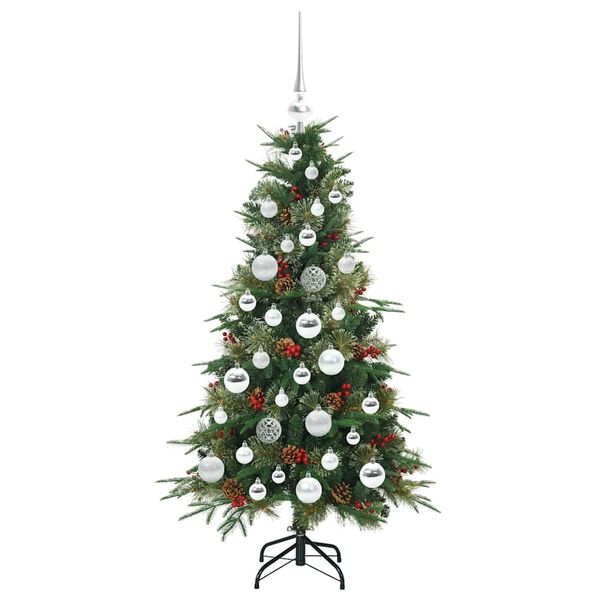 vidaXL &Aacute;rbol de Navidad artificial con ramas articuladas Verde 120 cm