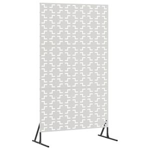 vidaXL Pantalla de Privacidad 100 x 50 x 180 cm Acero inoxidable