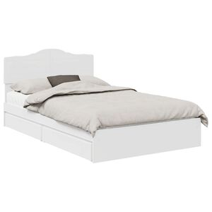 vidaXL Cama con almacenamiento 120 x 190 cm Madera de ingenier&iacute;a