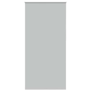 vidaXL Estor Enrollable Opaco gris claro 110x230 cm Tela Ancho 105,7cm