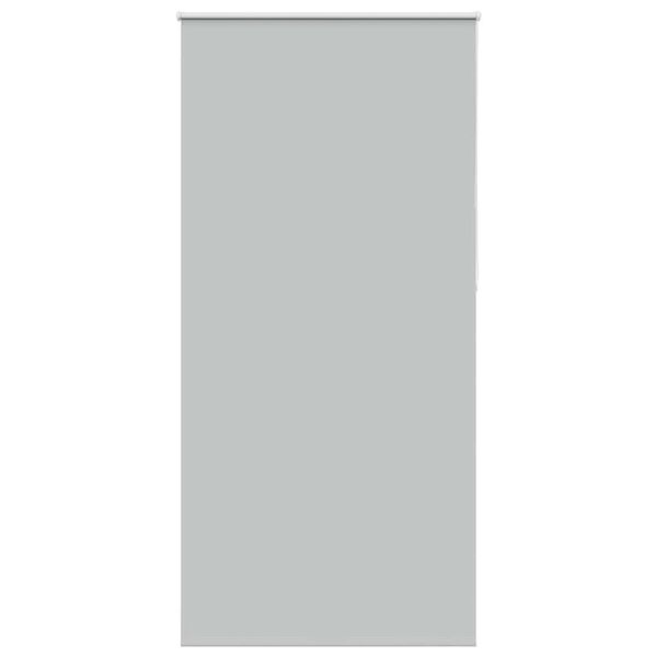 vidaXL Estor Enrollable Opaco gris claro 110x230 cm Tela Ancho 105,7cm