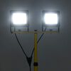vidaXL Foco LED con trípode 2x50 W blanco frío