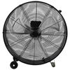 vidaXL Ventilador de tambor industrial negro 77 cm 187,7 W