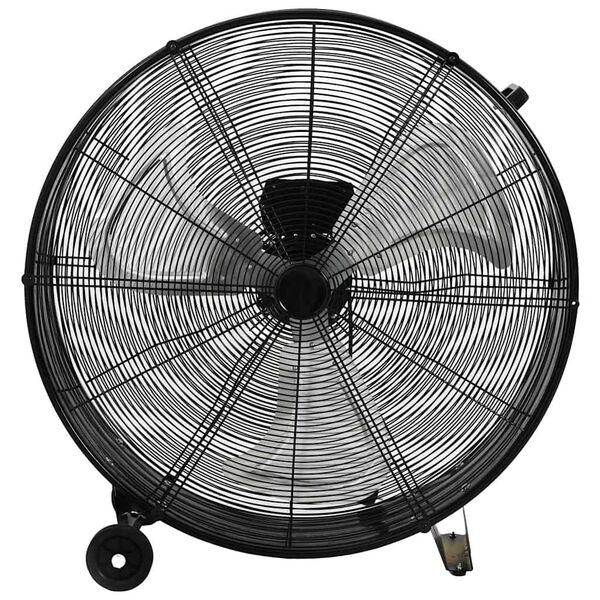 vidaXL Ventilador de tambor industrial negro 77 cm 187,7 W