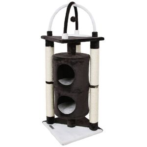 Kerbl &Aacute;rbol para gatos Onyx blanco y negro 81507