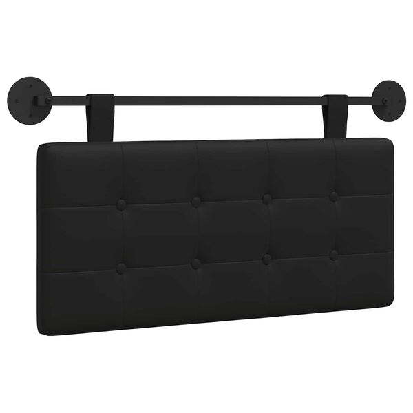 vidaXL Cabecera Colgante Negro 100 x 55 x 5 cm Cuero sint&eacute;tico