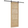 vidaXL Puerta Corredera ORKDAL Marr&oacute;n 83 x 232 cm
