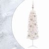 vidaXL &Aacute;rbol de Navidad artificial estrecho con bolas 120 cm 150 LED
