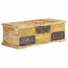 vidaXL Mesa de centro madera maciza de mango 100x50x35 cm