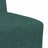 vidaXL Unidad de Sof&aacute; Modular sin Brazos 3 pcs Verde oscuro